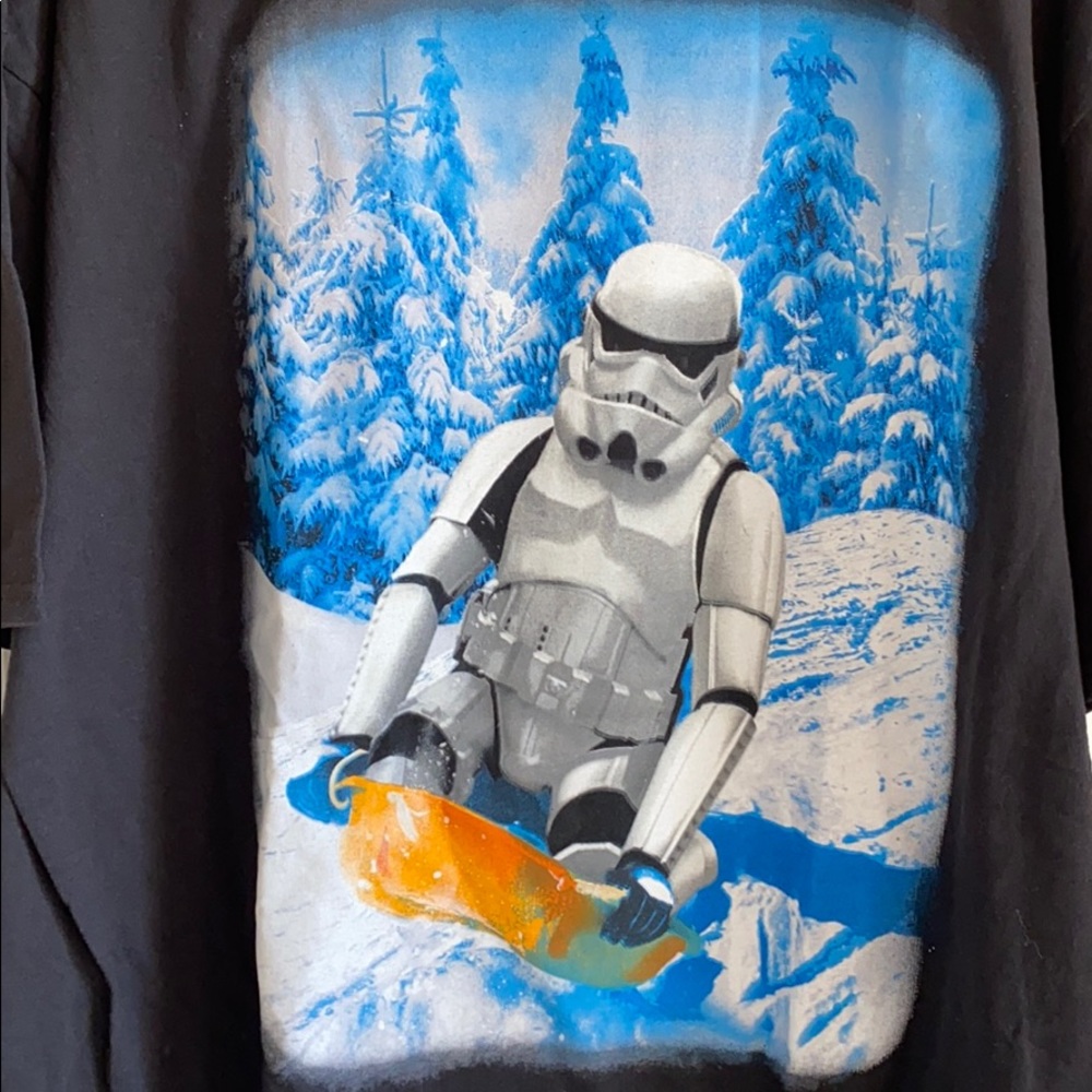 Star Wars Snow Sledding Stormtrooper - 2XL